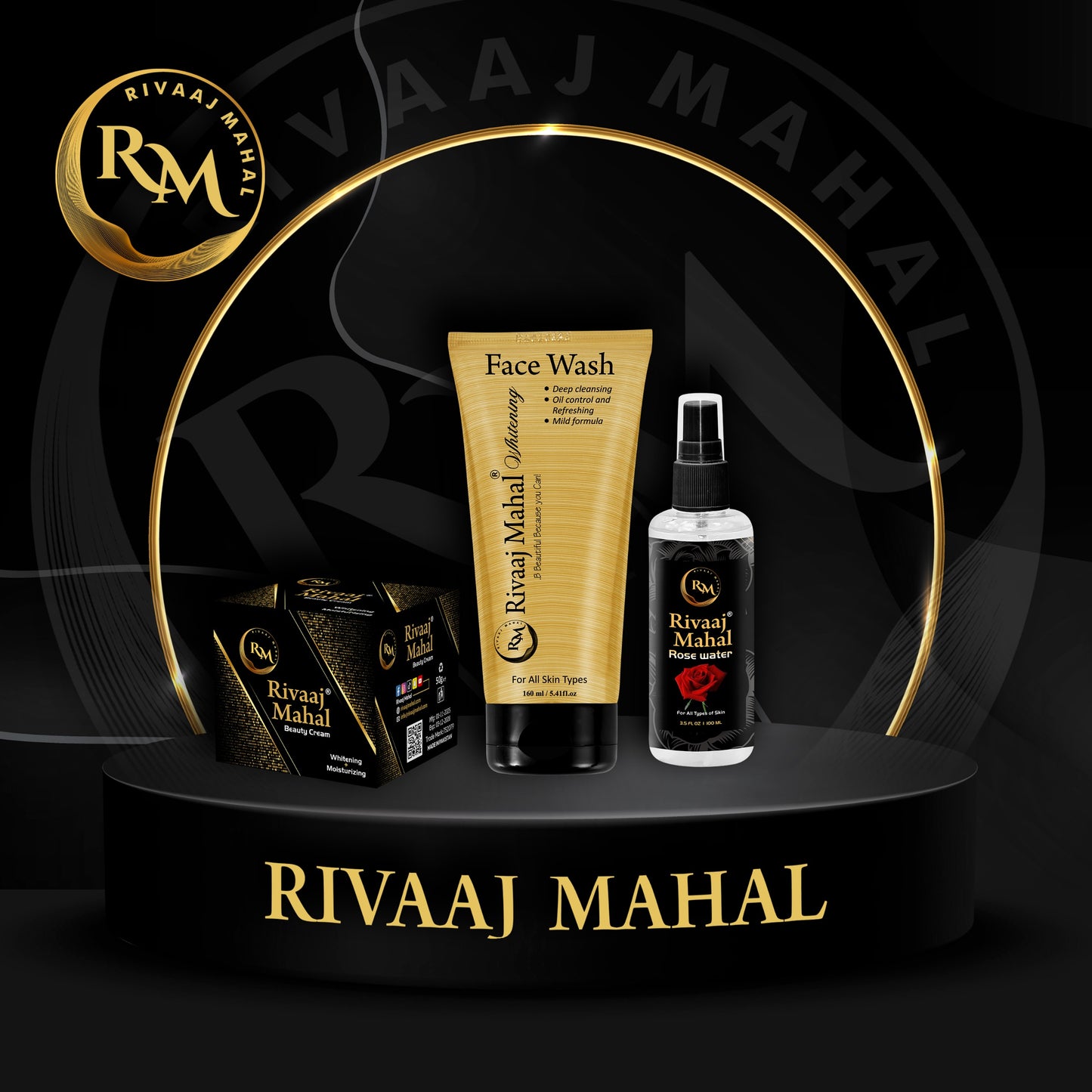 Rivaaj Mahal Beauty Cream, and Rose Water